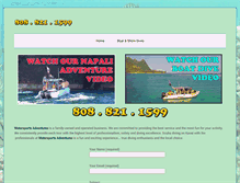 Tablet Screenshot of kauai-dive.com